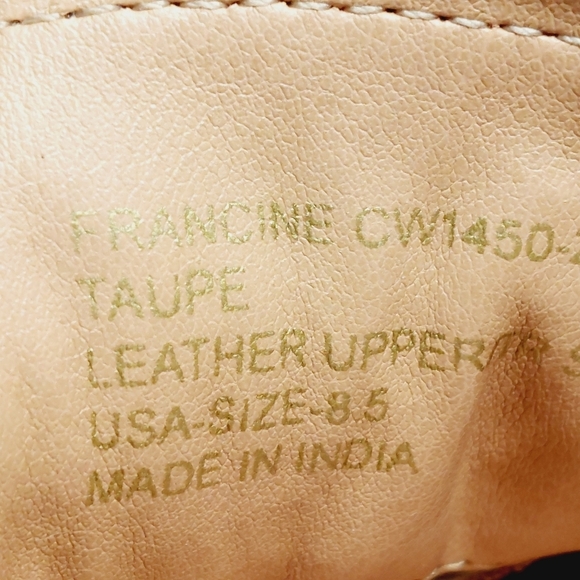 New Crevo Francine Taupe Leather Chunky Sole Slip On Loafers X27 - Picture 10 of 11